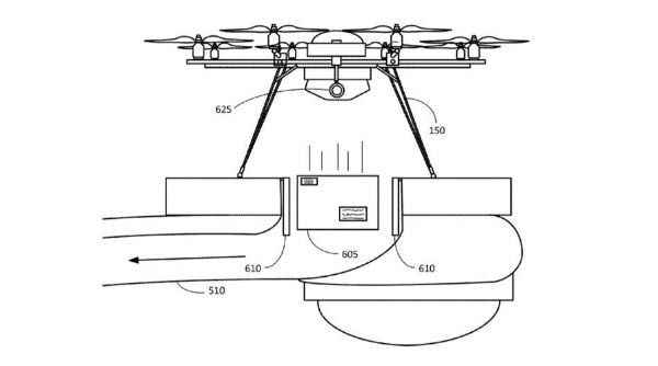 Amazon: i droni atterreranno sui pali della luce