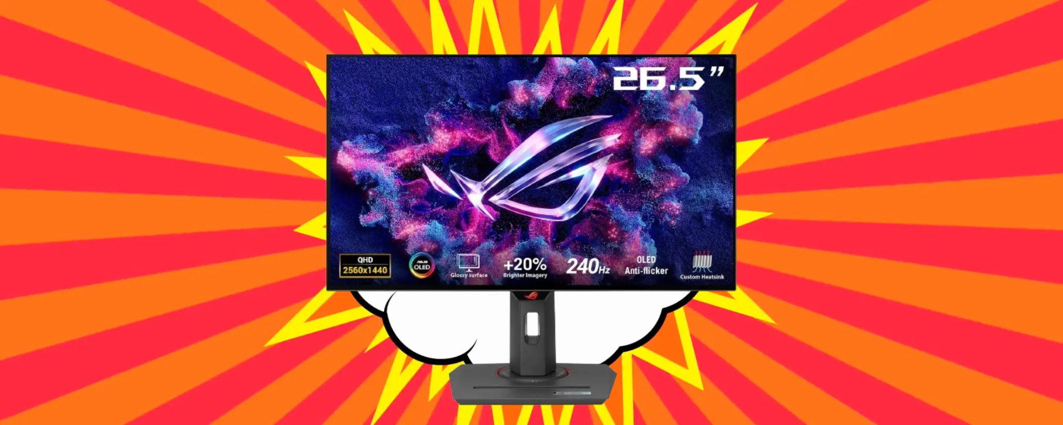Monitor Gaming ASUS a 150€ in meno: promo speciale su Amazon