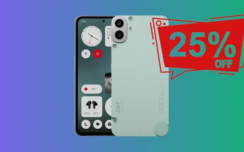 8+128 GB: lo smartphone CMF Phone 1 oggi scontatissimo al -25%
