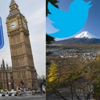 Twitter occhi a mandorla, Facebook giù a Londra