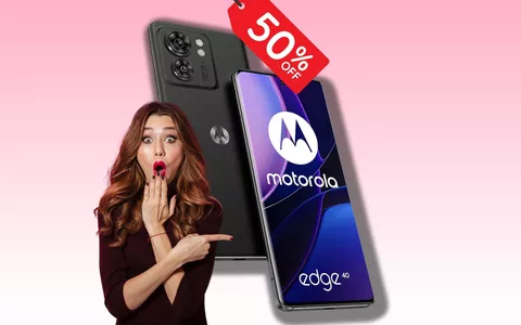 Motorola edge 40: con il suo DISPLAY CURVO e il 46% di sconto è un'occasione UNICA!