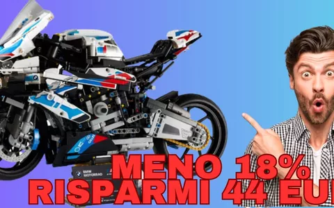 LEGO 42130 Technic BMW M 1000 RR, la moto dei sogni, lo sconto pure!
