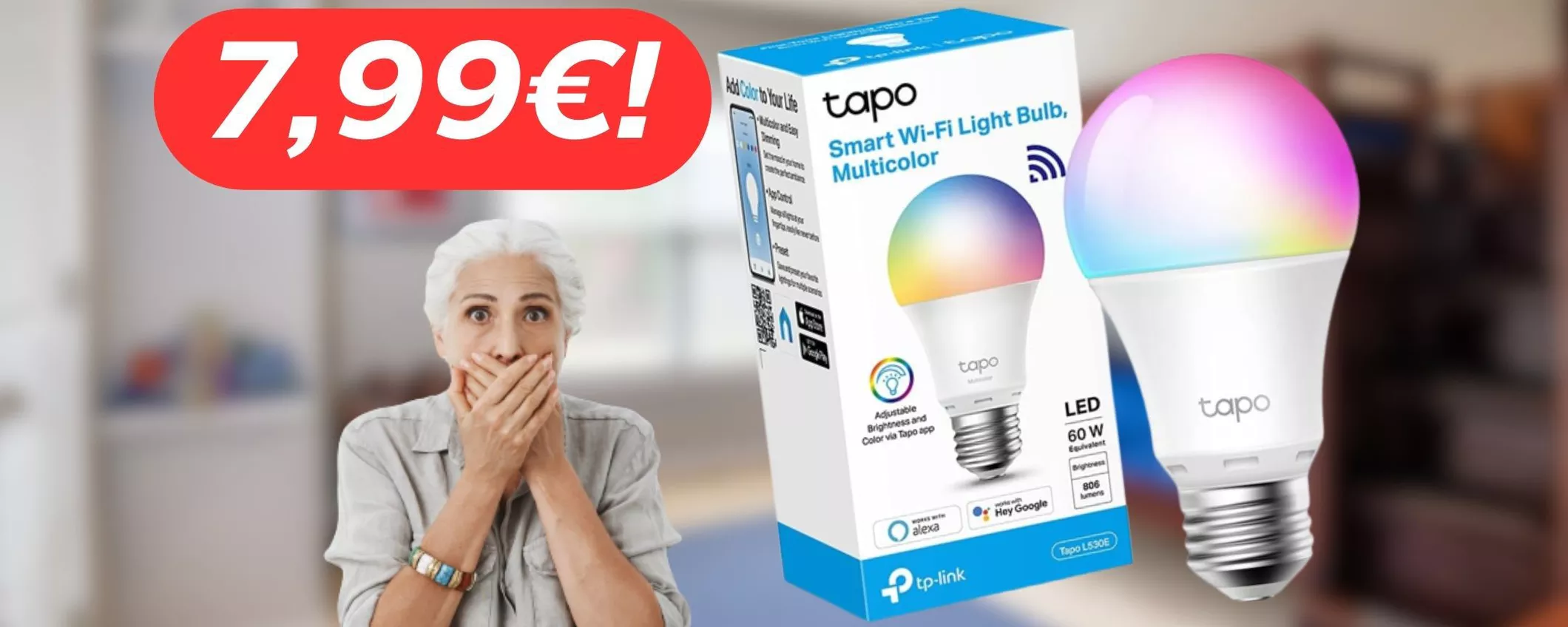 TP-Link: per una casa sempre più smart, ecco la lampadina intelligente ad un PREZZO STRACCIATO