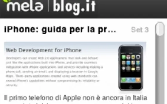 mela|blog.it RSS su Apple.com (e la 3.0 in arrivo)