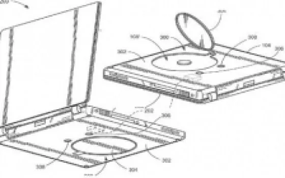 Sotto il laptop il drive campa...