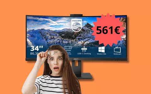 Lasciati avvolgere da questo Monitor Philips Curved mentre giochi o lavori: OGGI tuo a soli 561 euro!