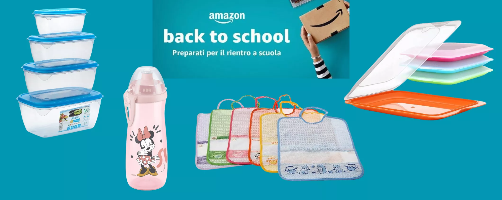 Back to school: offerte speciali sui gadget per il pranzo a scuola