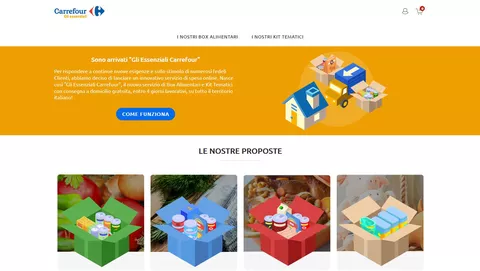Carrefour: fare la spesa online con i kit preconfezionati