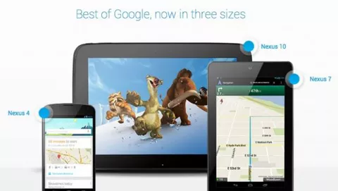 Google Nexus 10 e Nexus 7 a confronto con iPad e iPad mini