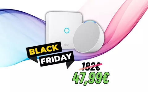 Ring Intercom + Echo Pop REGALATI a 47€ in sconto Black Friday del 73%
