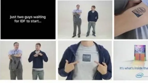 Altra parodia dello spot Apple... da Intel