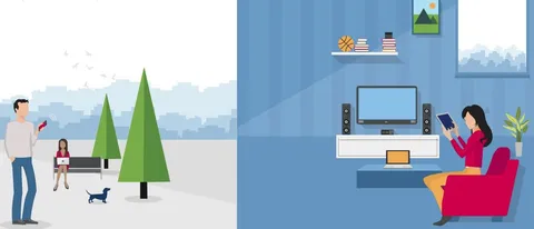 Gli italiani: meno TV, più smartphone