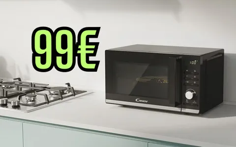 Forno a microonde Candy a 99€: l’alleato definitivo in cucina (-38%)