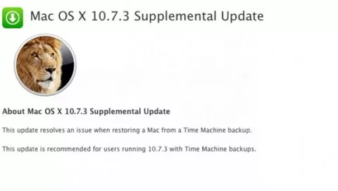 Aggiornamento per Mac OS X 10.7.3 disponibile per il download