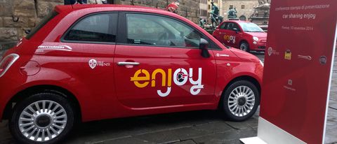Il car sharing di enjoy arriva a Firenze
