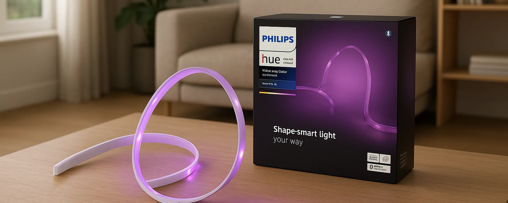 Philips Hue Lightstrip da 3 metri: illuminazione versatile e super prezzo oggi