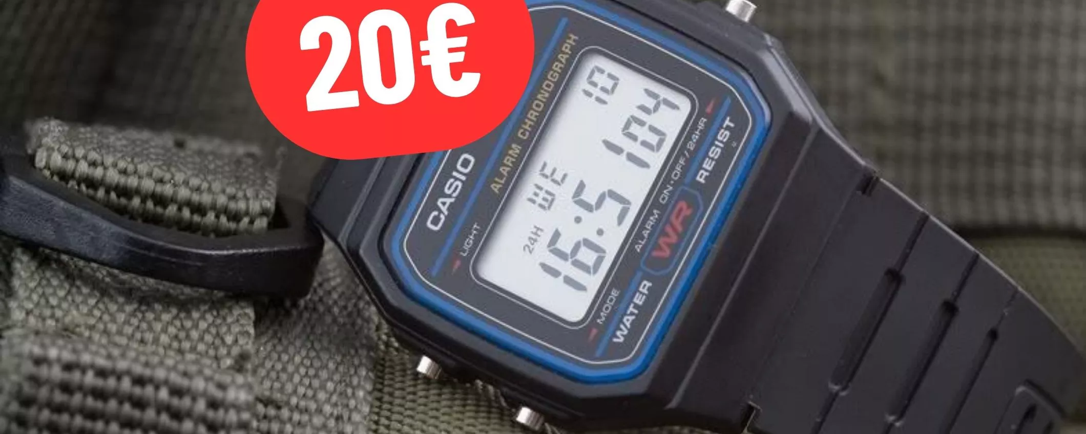 Orologio Casio a soli 20€ con lo sconto presente su eBay
