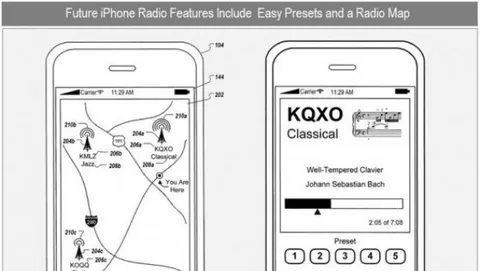 Apple brevetta un'applicazione per le radio FM