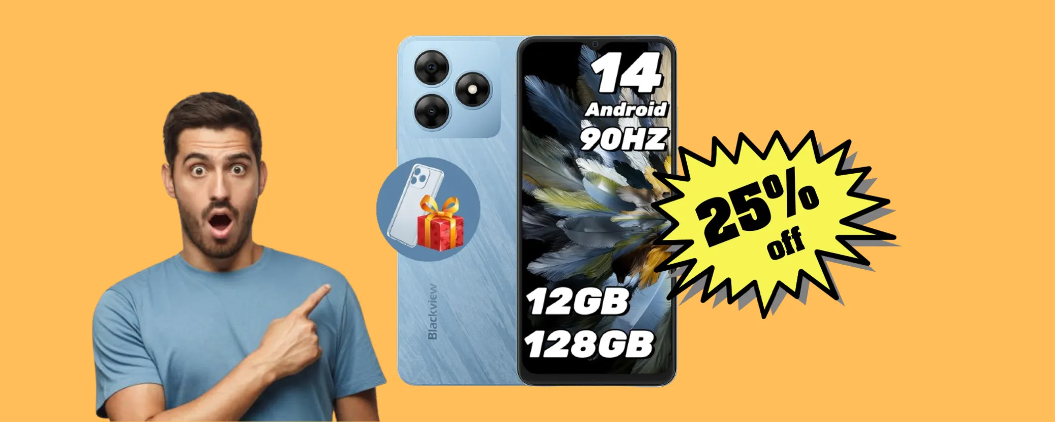 Meno di 90€ per lo Smartphone Blackview: ad un prezzo così basso non si era mai visto