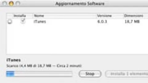 Aggiornamento per iTunes e iLife 06