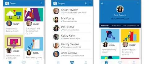 Microsoft annuncia Office Delve per iOS e Android