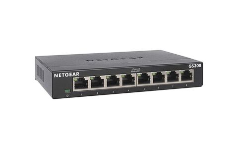 Switch Ethernet 8 Porte Unmanaged GS308 di Netgear a meno di 20 euro su Amazon
