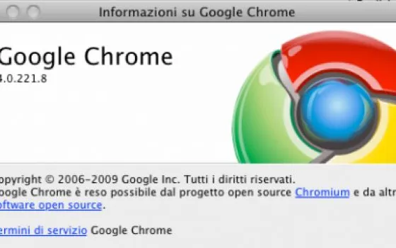 Google Chrome per Mac: al via i download della beta