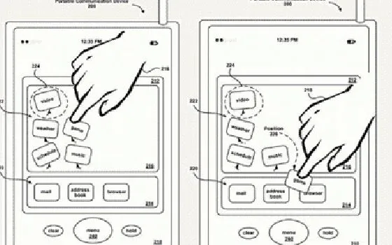 Apple brevetta l'organizzazione delle icone su iPhone
