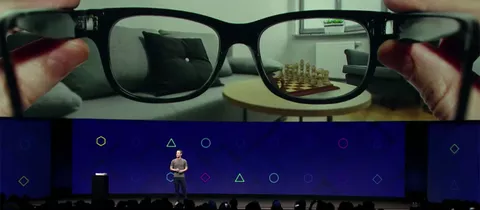 Facebook al lavoro su occhiali smart AR