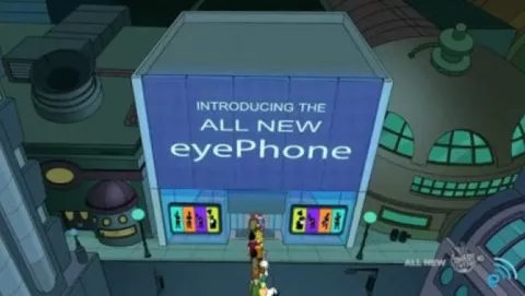 iPhone 4 anche in Futurama