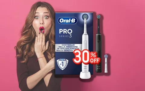 SORRISO SPLENDENTE con Oral-B Pro oggi a soli 59€ per 2 spazzolino
