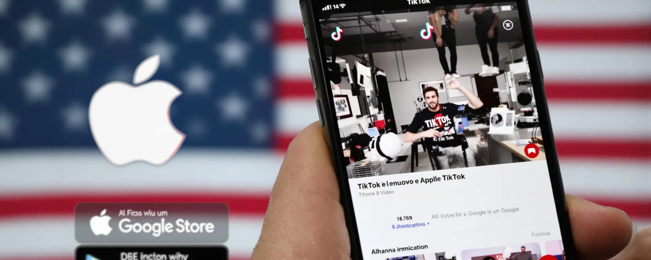 TikTok torna disponibile negli store USA dopo la sospensione