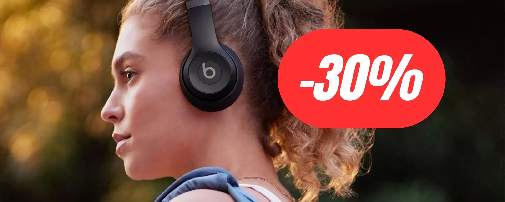 Beats Solo 4: cuffie bluetooth on-ear DEFINITIVE al 30% di sconto per il Prime Day