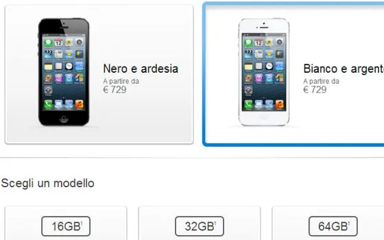 iPhone 5 in pronta consegna in tempo per Natale