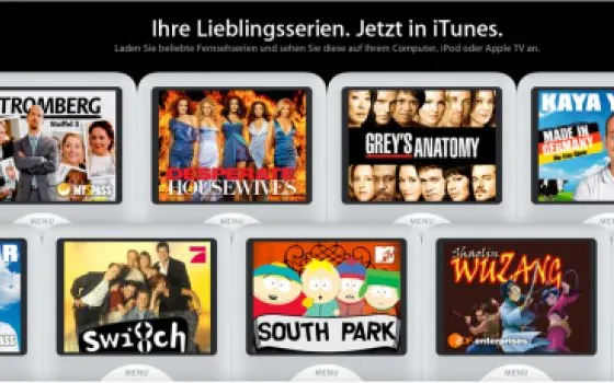 Telefilm da oggi disponibili su iTunes Store Germania