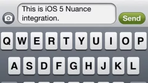 Il riconoscimento vocale di Nuance debutta su iOS 5