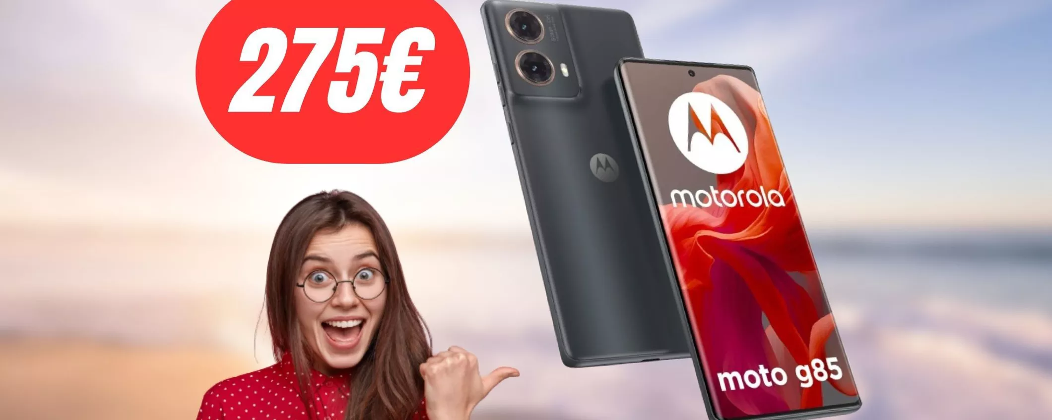 Motorola G85 è già in sconto: batteria al top e grande fotocamera ad un PREZZO SUPER CONVENIENTE