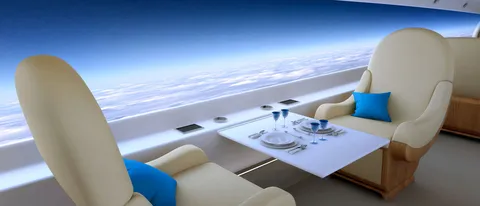 Il jet supersonico con vista panoramica