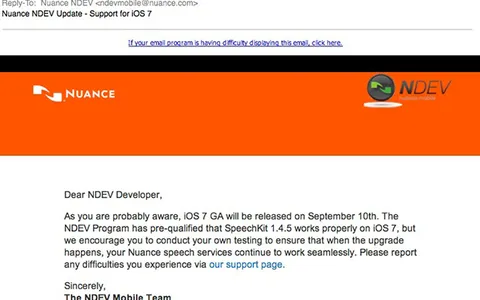 iOS 7 potrebbe uscire il 10 settembre