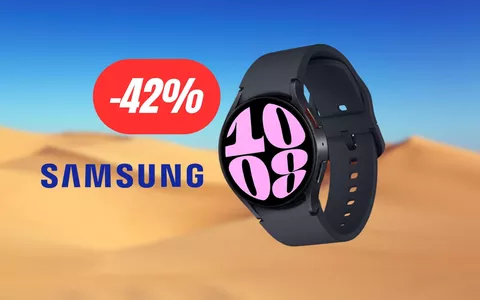 Lo smartwatch migliore di sempre è il Galaxy Watch6 di Samsung: OGGI SCONTATO DEL 42%