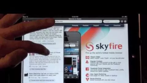 Skyfire per iPad supporta Flash e Social Network