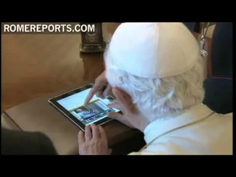 The video the Pope included in his iPad