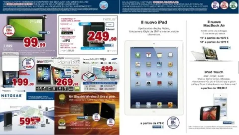 Nuovo volantino Unieuro: Nexus 7 a 249 euro