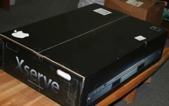 Foto dei nuovi Xserve Intel