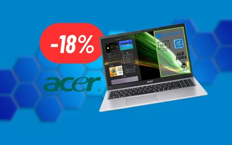 L'Acer Aspire 1 è un notebook perfetto per studio e lavoro: SCONTATISSIMO su Amazon