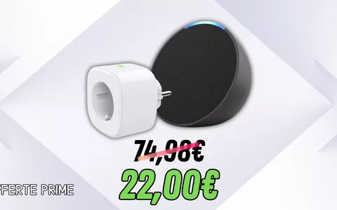 PIÙ DI 50€ IN MENO su Echo Pop + smart plug per i clienti Prime