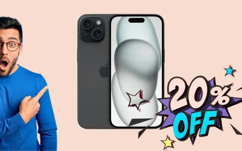 Oggi risparmi quasi 200€ sull'Apple iPhone 15: occasione unica su Amazon