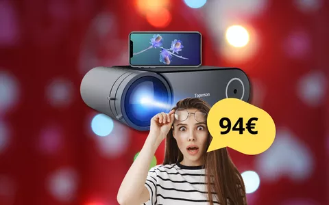 Con soli 94 euro avrai il Cinema sempre con te: non perdere questo Videoproiettore in OFFERTA