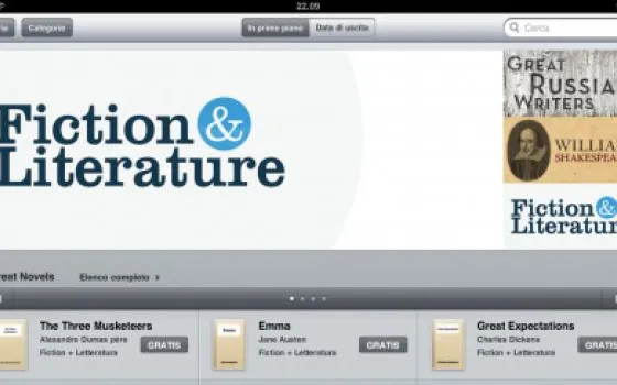 Su iBookstore Italia appaiono i primi libri