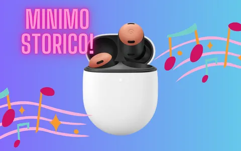 Google Pixel Buds Pro: le più innovative al loro prezzo minimo storico (-58%)
